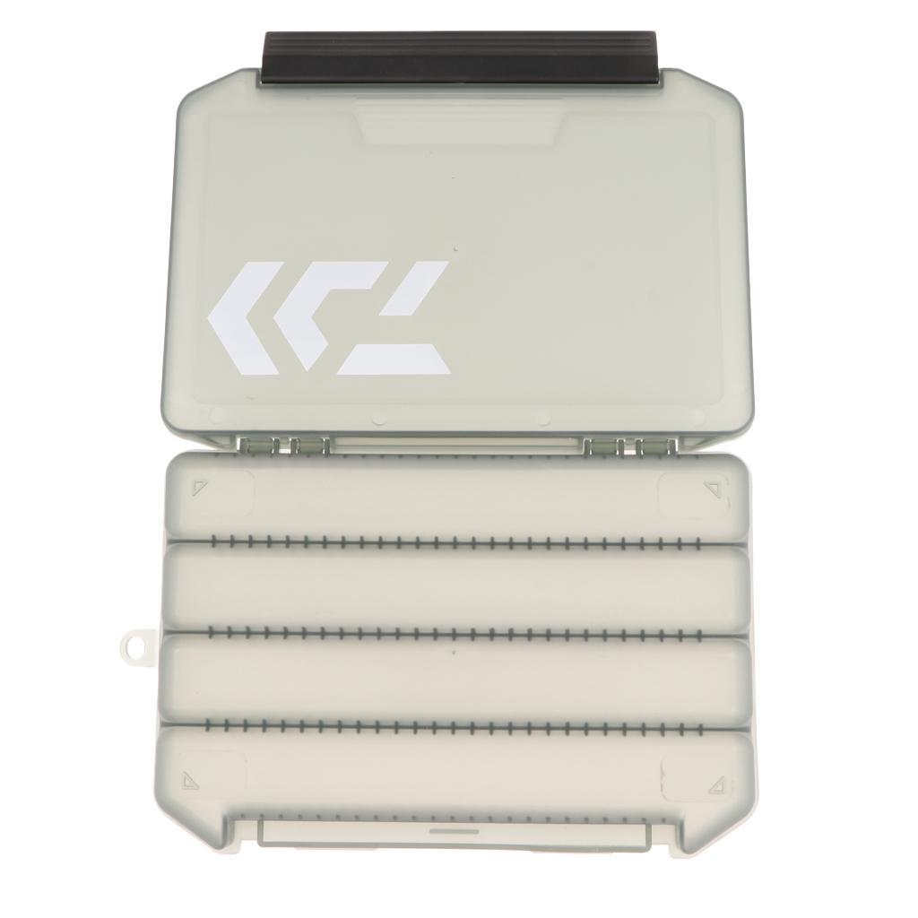 Fishing  Baits  Storage Container Organizer Box S Gray