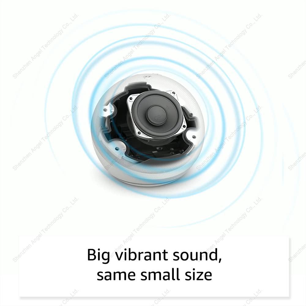 Bản gốc Echo Dot thế hệ thứ 5 loa thông minh WiFi Sound Alexa Đồng hồ trẻ em Color: 5th