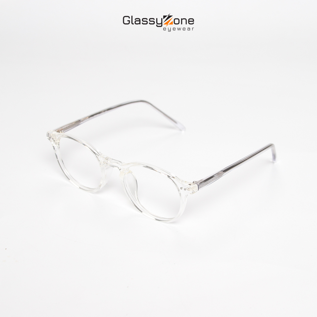 Gọng kính cận, Mắt kính giả cận nhựa dẻo Form tròn Nam Nữ Mowgli - GlassyZone