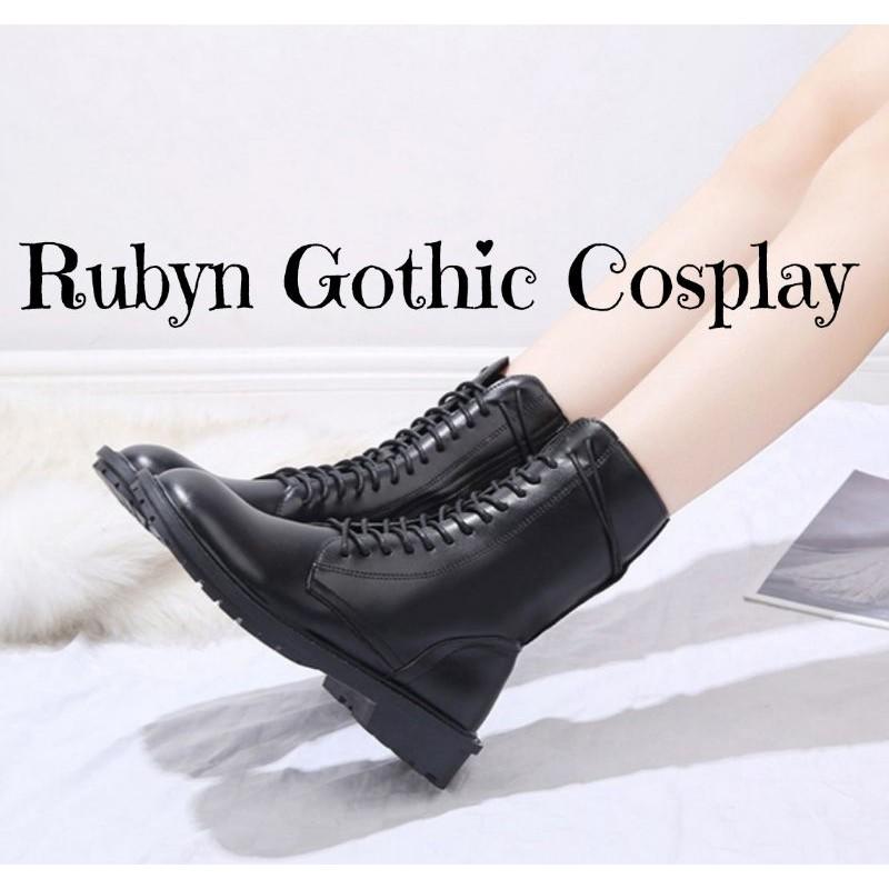 Giày Boots Chiến Binh khóa kéo cổ cao cá tính ( size 35 - 40 ) SN300