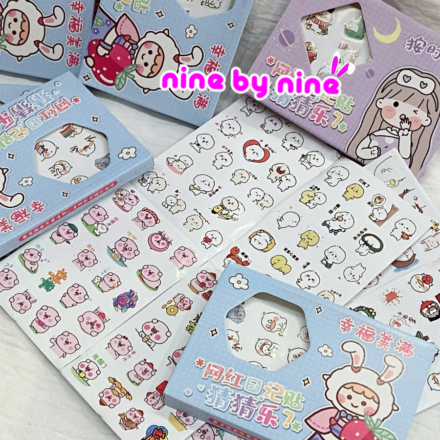 Sticker dây dài dạng hộp