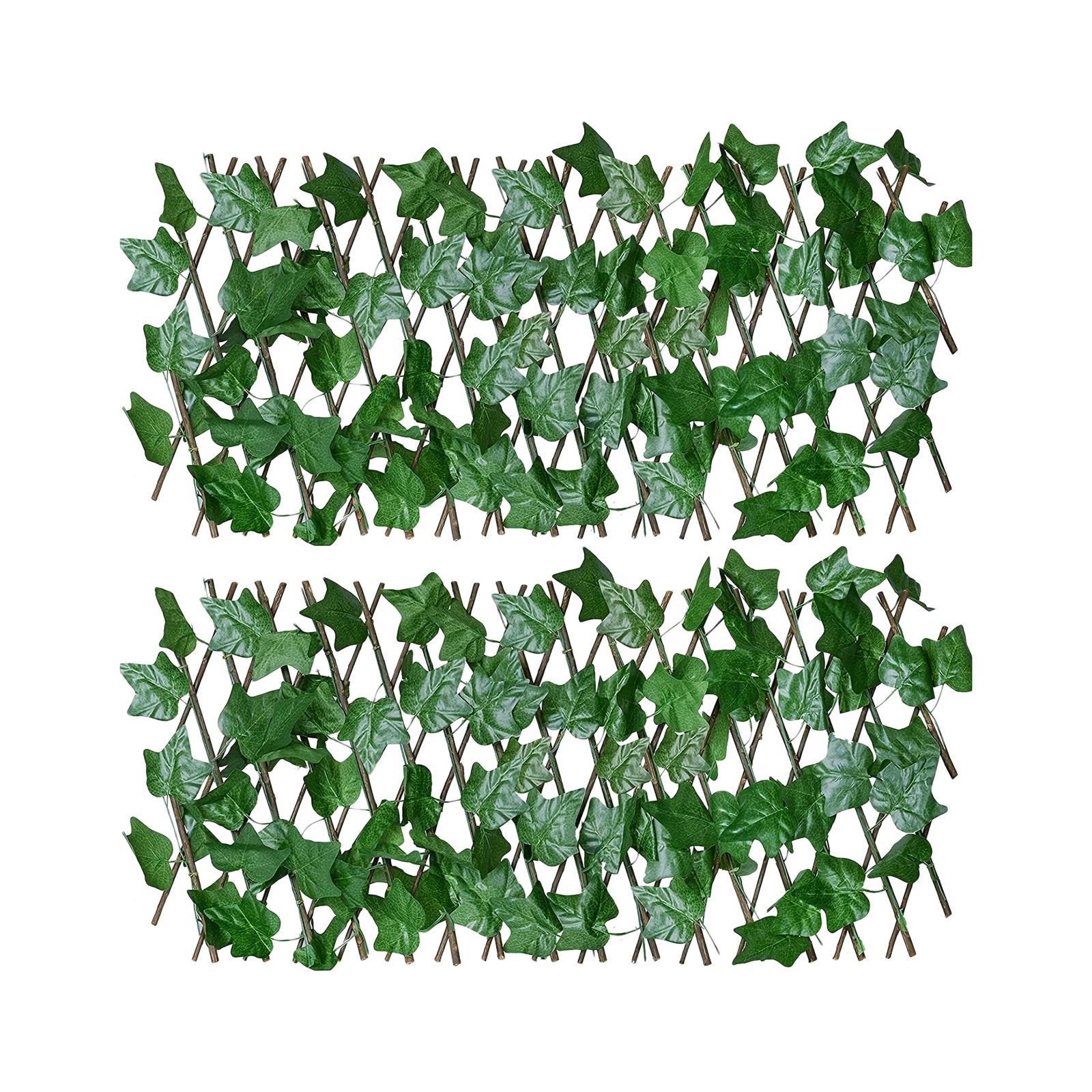 Faux Ivy Fencing Panel Vine Fence Fence Privacy Screen for Balcony Home Yard