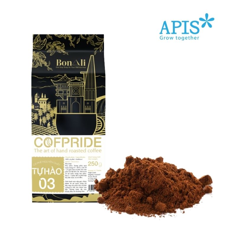 CÀ PHÊ COFPRIDE TỰ HÀO 3 ( 100% ARABICA ) - CÀ PHÊ XAY 250G