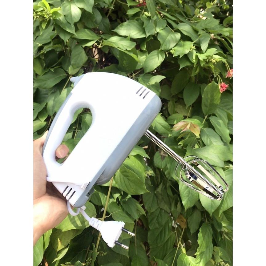 Máy đánh trứng cầm tay 7 tốc độ - Thép không gỉ bền bỉ - Hàng chính hãng