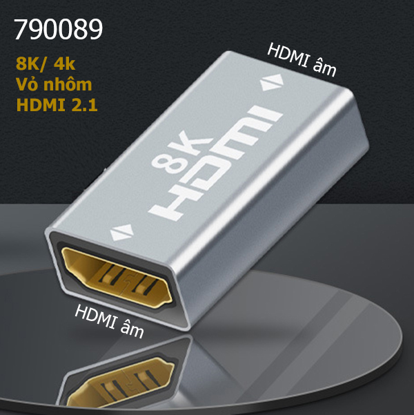 Đầu nối dài HDMI vỏ nhôm dùng cho máy tính