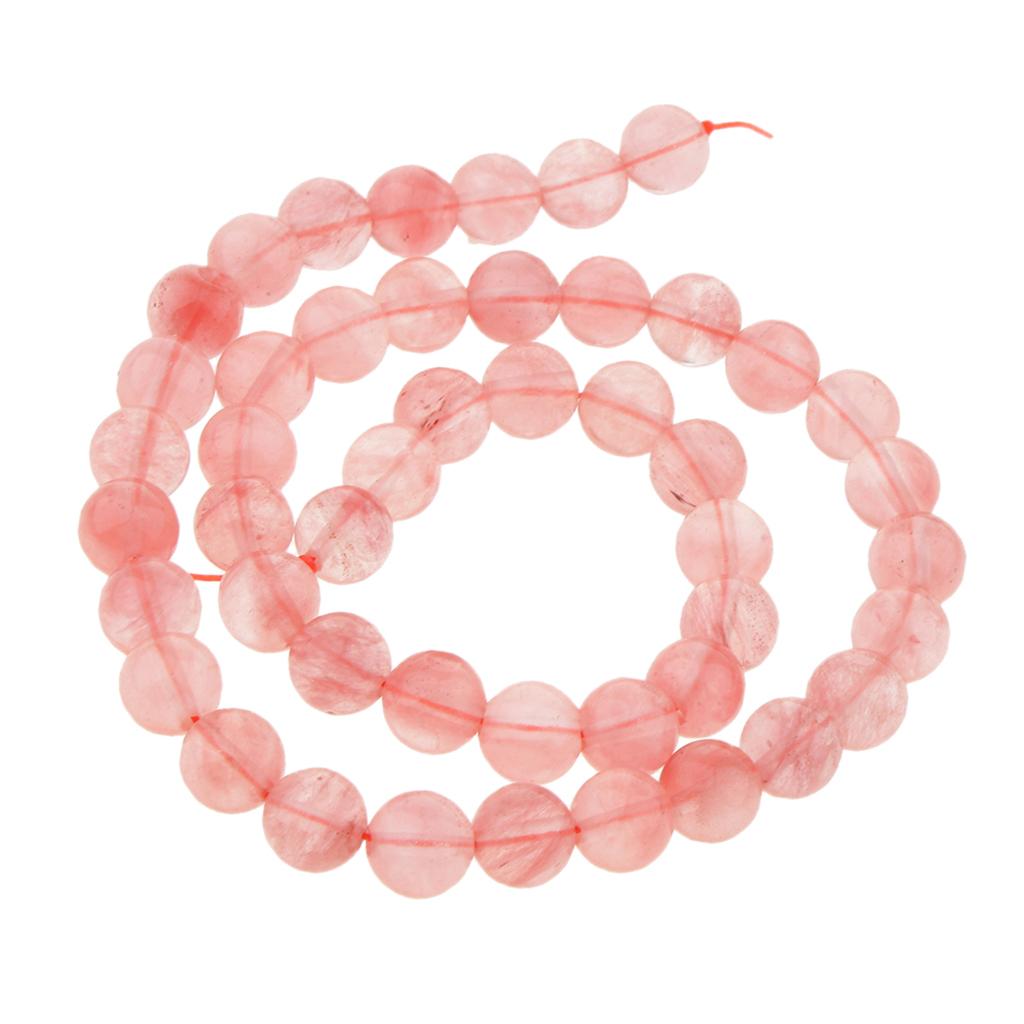Hand-Made Crystal Gemstone Round DIY Loose Beads Jewelry Making Strands 4mm
