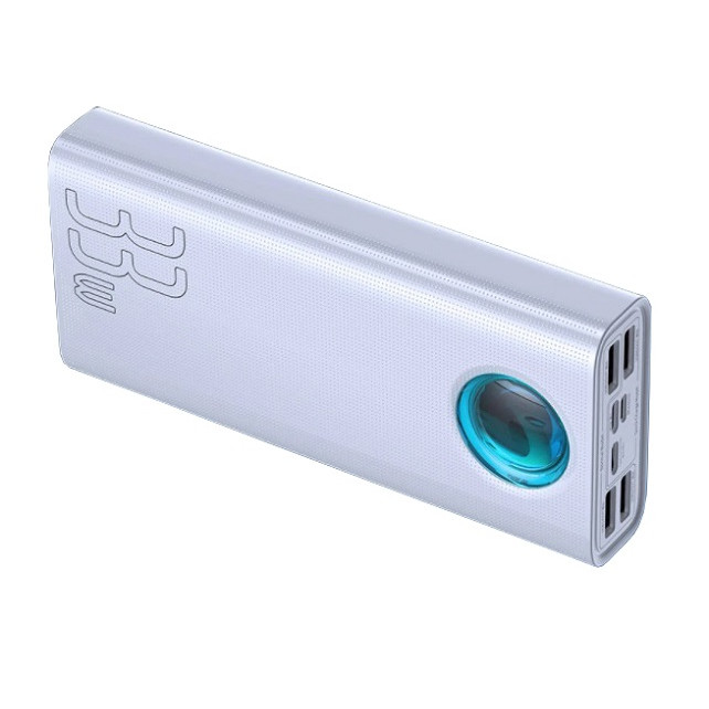 Pin sạc dự phòng đa năng sạc nhanh Baseus Amblight 30,000mAh (33W PD &amp; QC3.0 , 4*Port USB+ Type C in/out, LED Display) - Hàng Chính Hãng