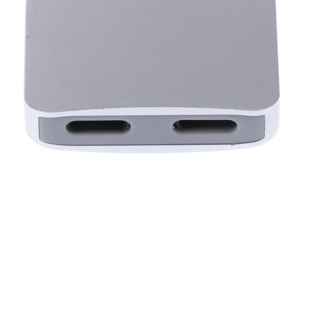 Aluminum Headphone Audio and Charging Splitter Adapter for