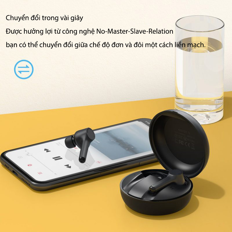 Tai Nghe Bluetooth Earbuds SoundPeats Mac công nghệ kháng nước – bụi bẩn IPX7 - Hàng Chính Hãng