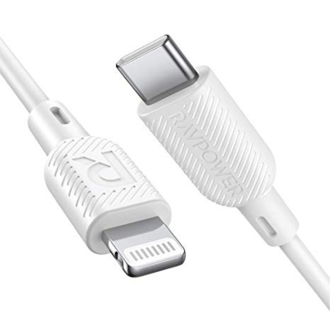 Dây Cáp Sạc USB Type C To Lightning Chuẩn MFI C94, Sạc Nhanh 20W iPhone iPad, Dài 1M RAVPower RP-CB054 - Hàng Chính Hãng