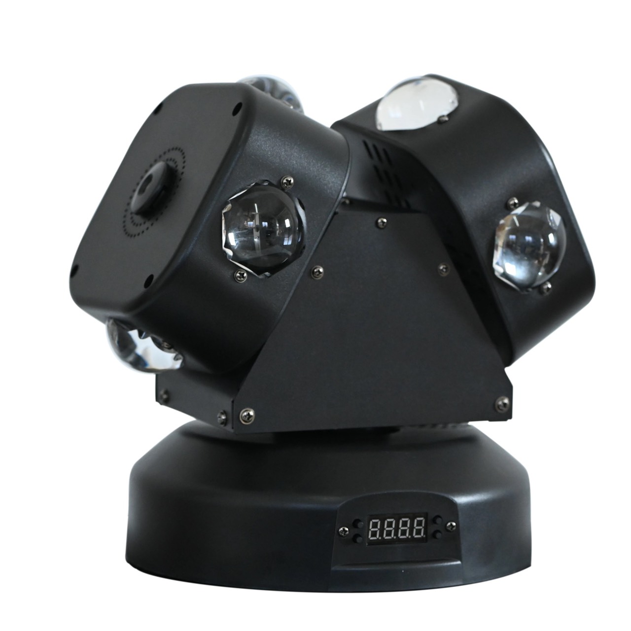 ĐÈN MOVING 2 BÁNH XE / 8 MẮT - THÍCH HỢP DÙNG TRANG TRÍ PHÒNG KARAOKE , DICSO , DJ.