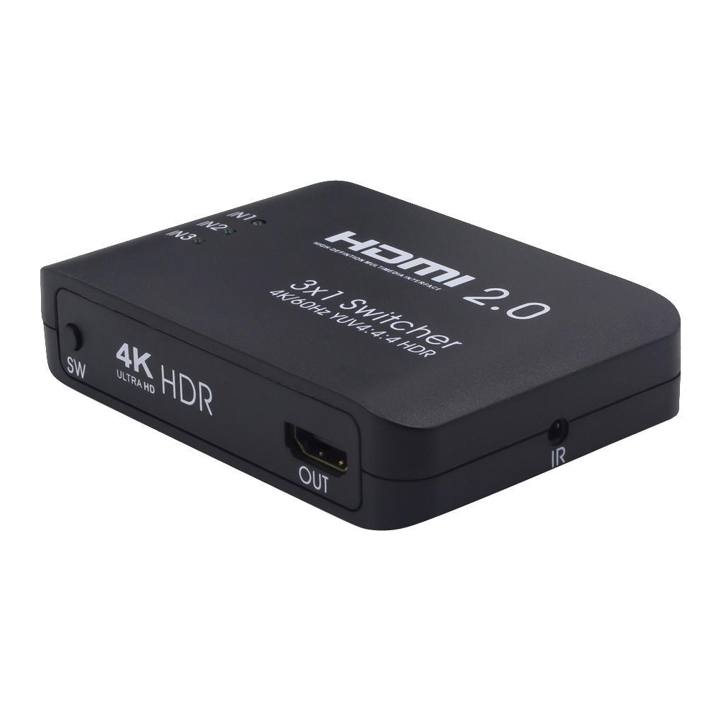Multi-port 3 Port 1080P Video HDMI Switch Switcher Splitter With IR Remote