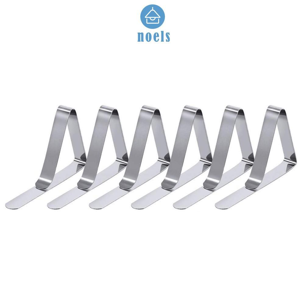 Set 6 Giá Đỡ Khăn Trải Bàn Bằng Thép Không Gỉ Tiện Dụng