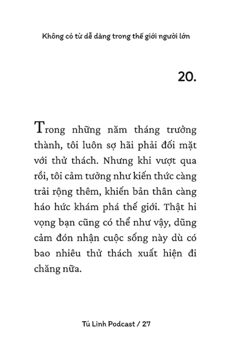 Không Có Từ Dễ Dàng Trong Thế Giới Người Lớn - TIME