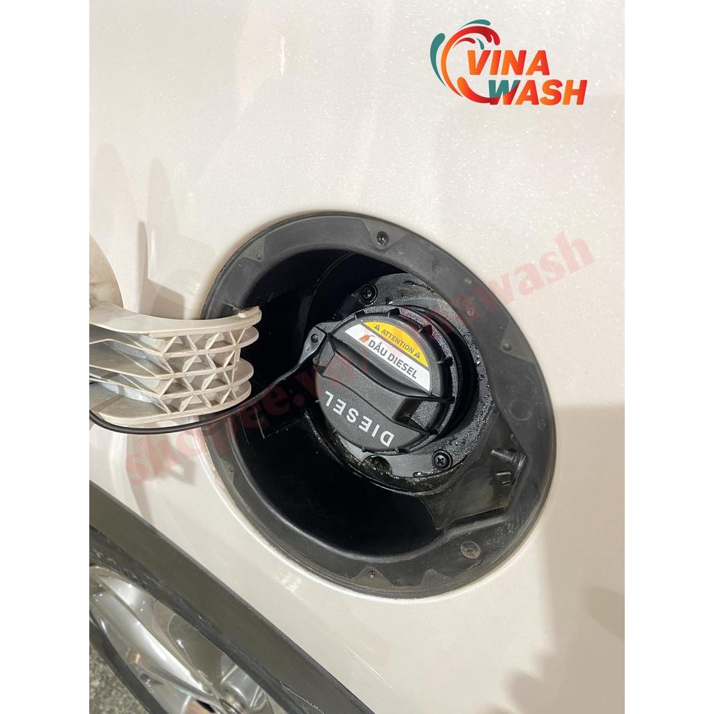 Decal nhựa cảnh báo đổ dầu Diesel cho xe ô tô chạy máy dầu