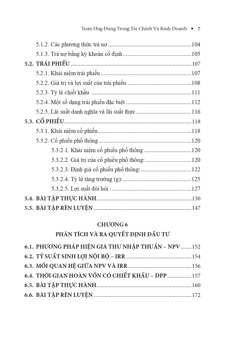 Toán Ứng Dụng Trong Tài Chính Và Kinh Doanh