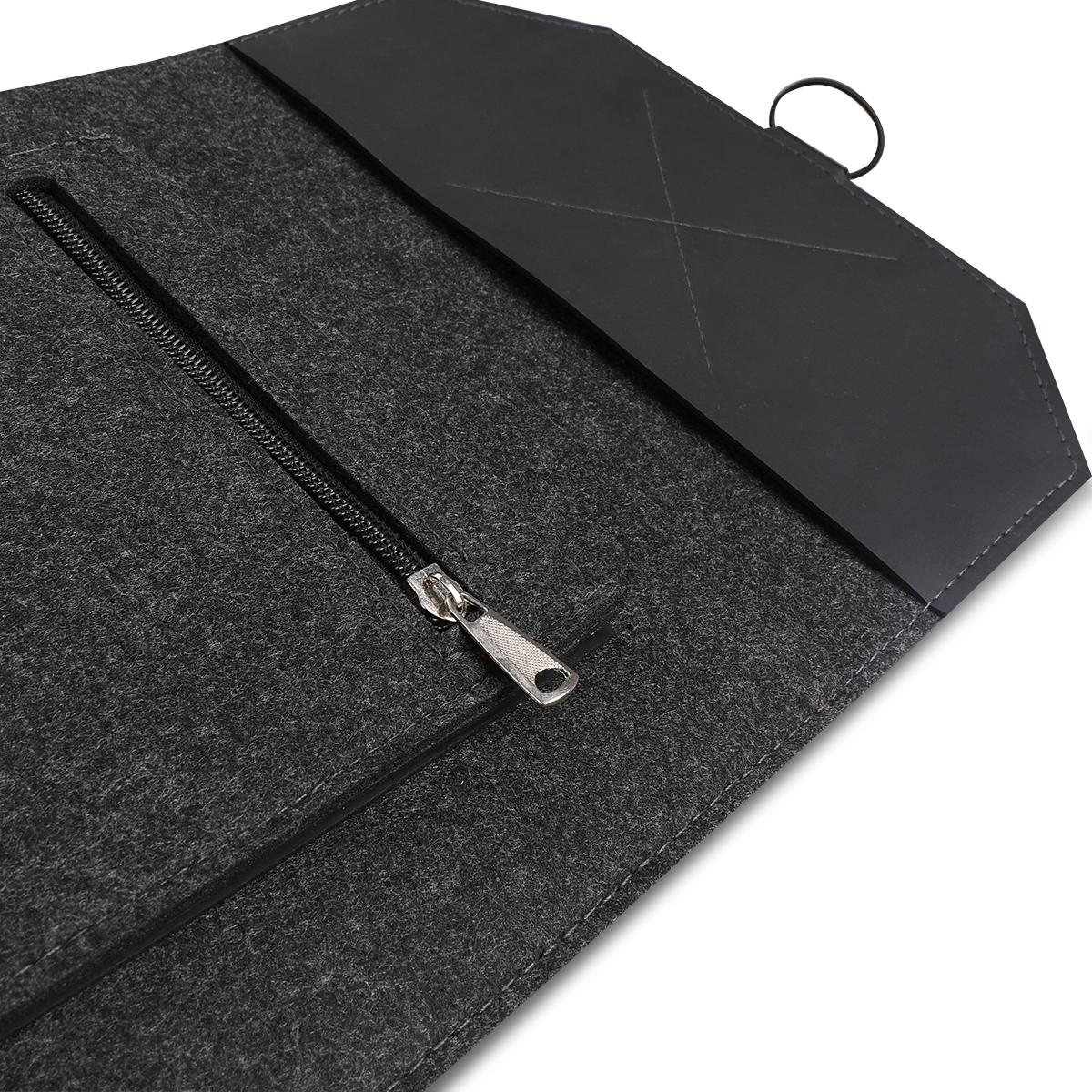 Acoki 13.3/15.6 Cho Laptop Tay Cầm Cảm Thấy Siêu Nhẹ Máy Tính Xách Tay Máy Tính Bảng Mặt Trước Túi Túi Túi Cặp Sách Cho Macbook/ Dell