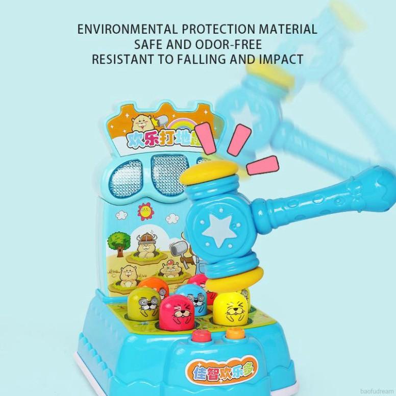 Đồ chơi đập chuột hamster có nhạc vui nhộn cho bé