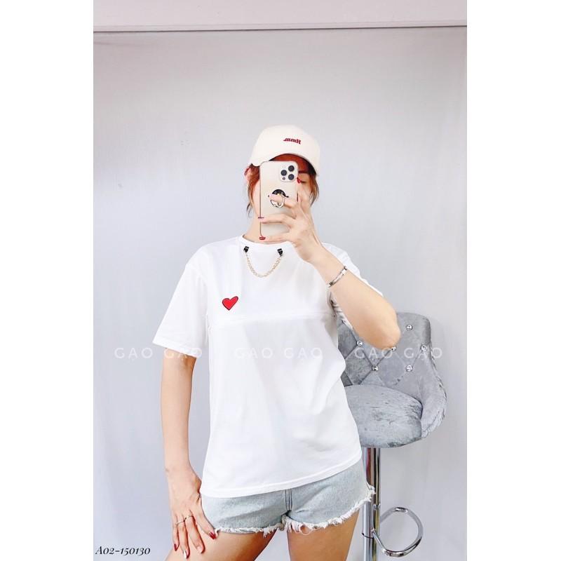 A02 Áo tim xích cho con bú ẢNH THẬT