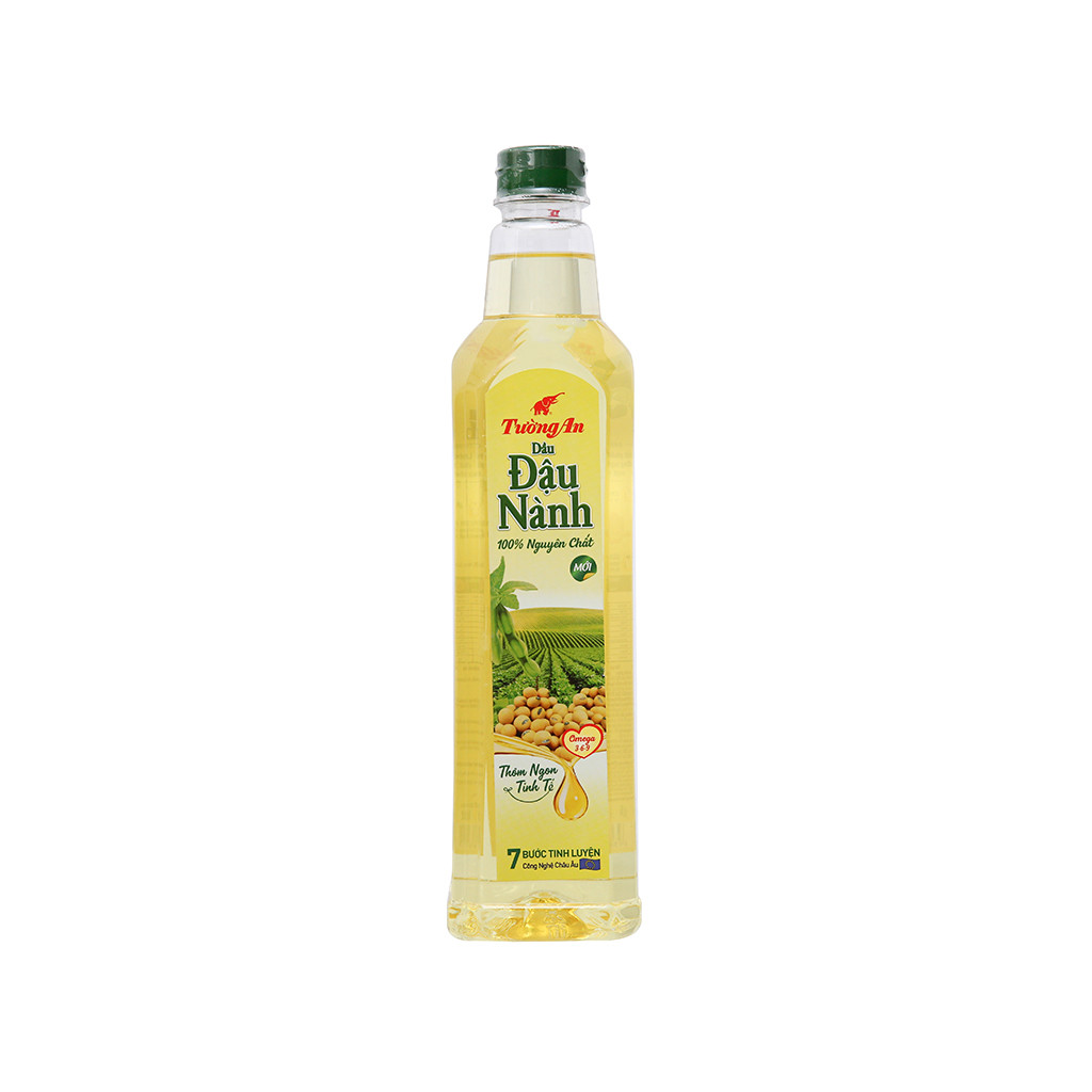Dầu đậu nành Tường An nguyên chất chai 1l