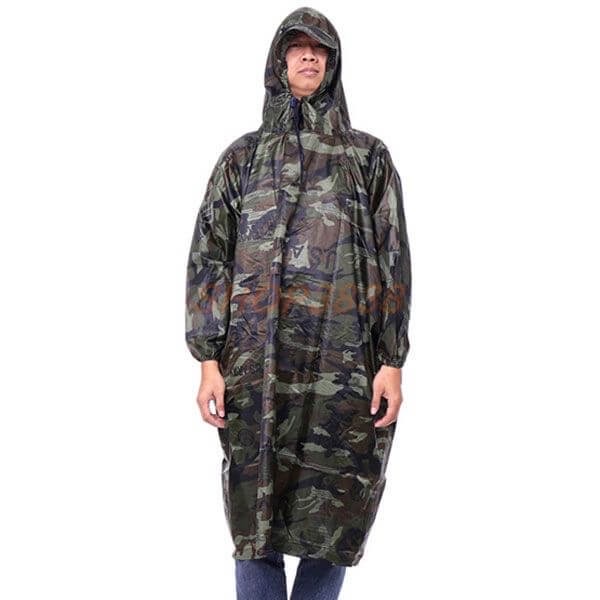 Hình ảnh Áo mưa bít vải dù màu lính rằn ri ,chất liệu siêu bền ,trang nhã khỏe khoắn ,năng động cho nam và nữ