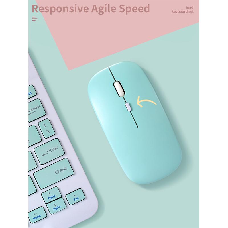 Bàn Phím Bluetooth Cho iPad Teclado Không Dây Bàn Phím Và Chuột Cho Xiaomi Samsung Huawei Điện Thoại Máy Tính Bảng Android IOS Windows