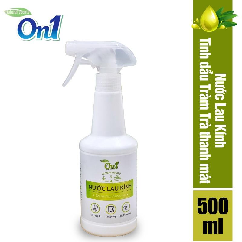 Nước lau kính On1 500 ml CH20, Vệ sinh sạch bụi bẩn, cặn bám lâu ngày vách kính, gương nhà tắm, cửa sổ đa năng