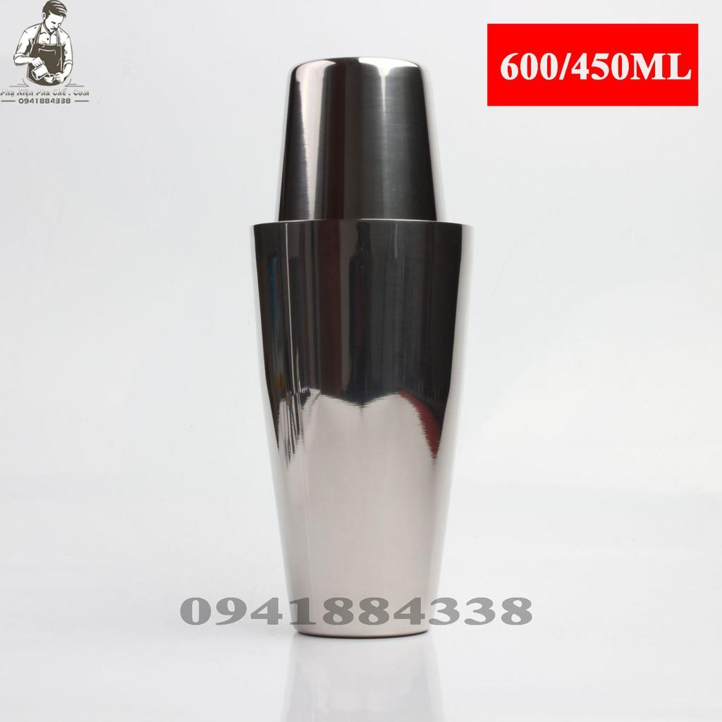 Shaker Boston 2 Mảnh Inox Loại Dày