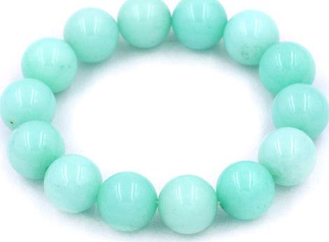 Chuỗi tay Ngọc Bích Xanh 14 ly 15 hạt - hợp mệnh Mộc, mệnh Hỏa