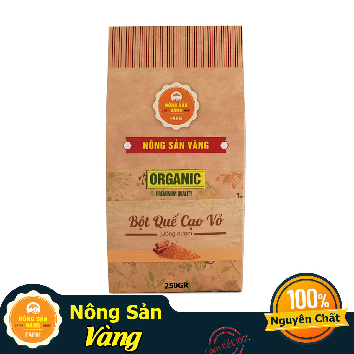 Bột Quế Nguyên Chất Cạo Vỏ (Uống) 250gr , làm bánh, nấu ăn, giảm cân, giảm mỡ bụng