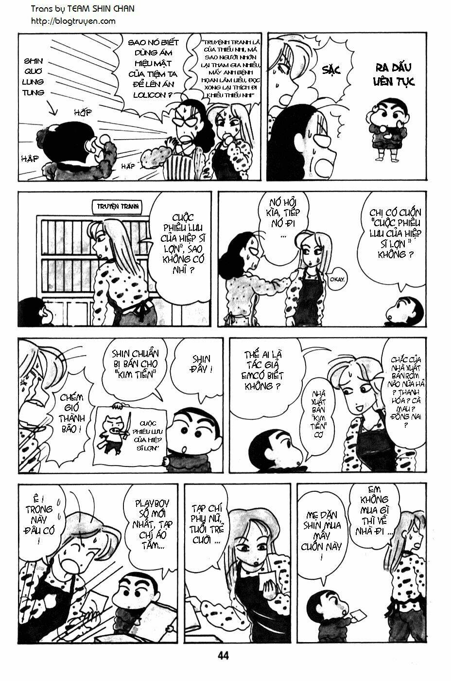 crayon shin-chan cậu bé bút chì chapter 2 45