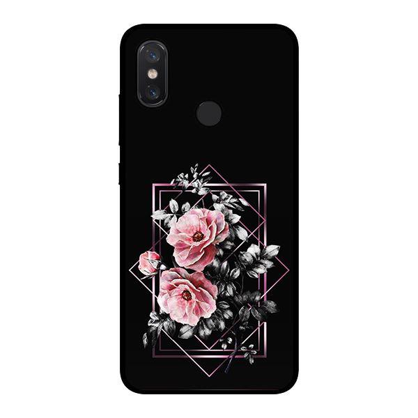 Ốp lưng dành cho điện thoại Xiaomi Mi 8 Hoa Hồng
