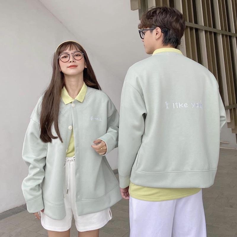 Áo Khoác Cardigan LIKE YOU nỉ bông - Nam nữ unisex/Áo khoác nỉ Ulzzang ️ Jaystoree