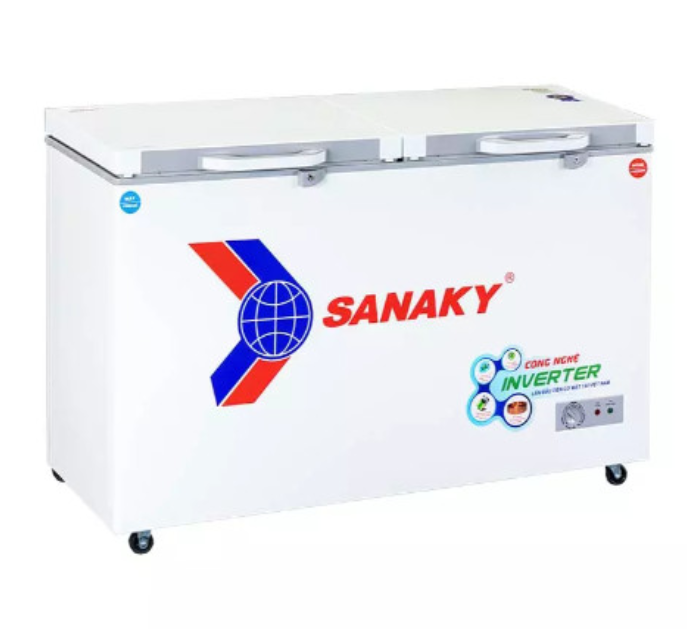 Tủ đông mát Sanaky inverter 365 lít VH-5699W4K - Hàng chính hãng