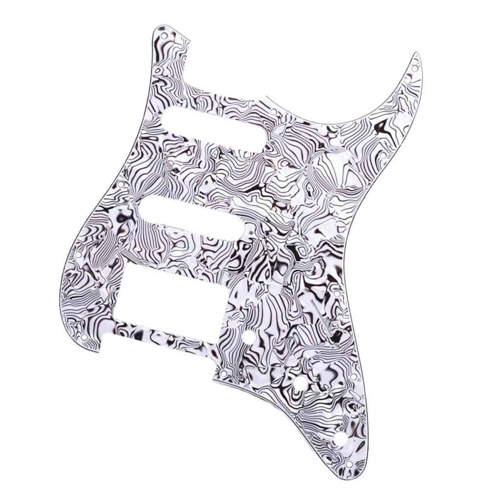 Guitar Pick Guard 3-Ply SSH Scratch Plate Replacement for Strat ST SQ Stratocaster Electric Guitar