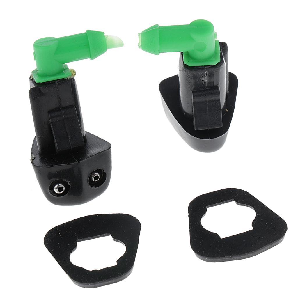 2X Pair Water Spray Nozzles Windshield