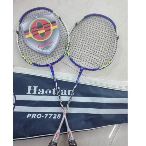 Combo bộ 2 cây Vợt Cầu Lông Haotian tặng ngay hộp Cầu Ba Sao 10 quả