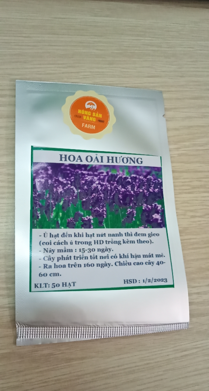 Hạt giống Hoa Oải Hương ( Gói 50 Hạt ) - Nông Sản Vàng