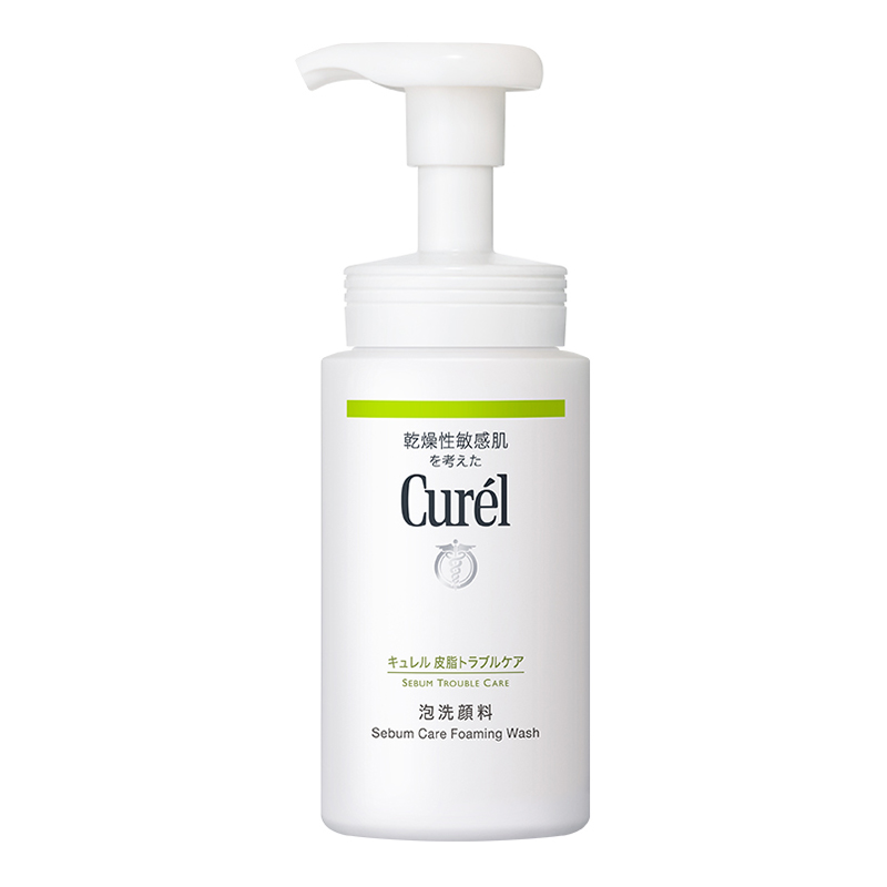 Sữa Rửa Mặt Dạng Bọt Dành Cho Da Dầu Curel Sebum Trouble Care Sebum Care Foaming Wash (150ml)