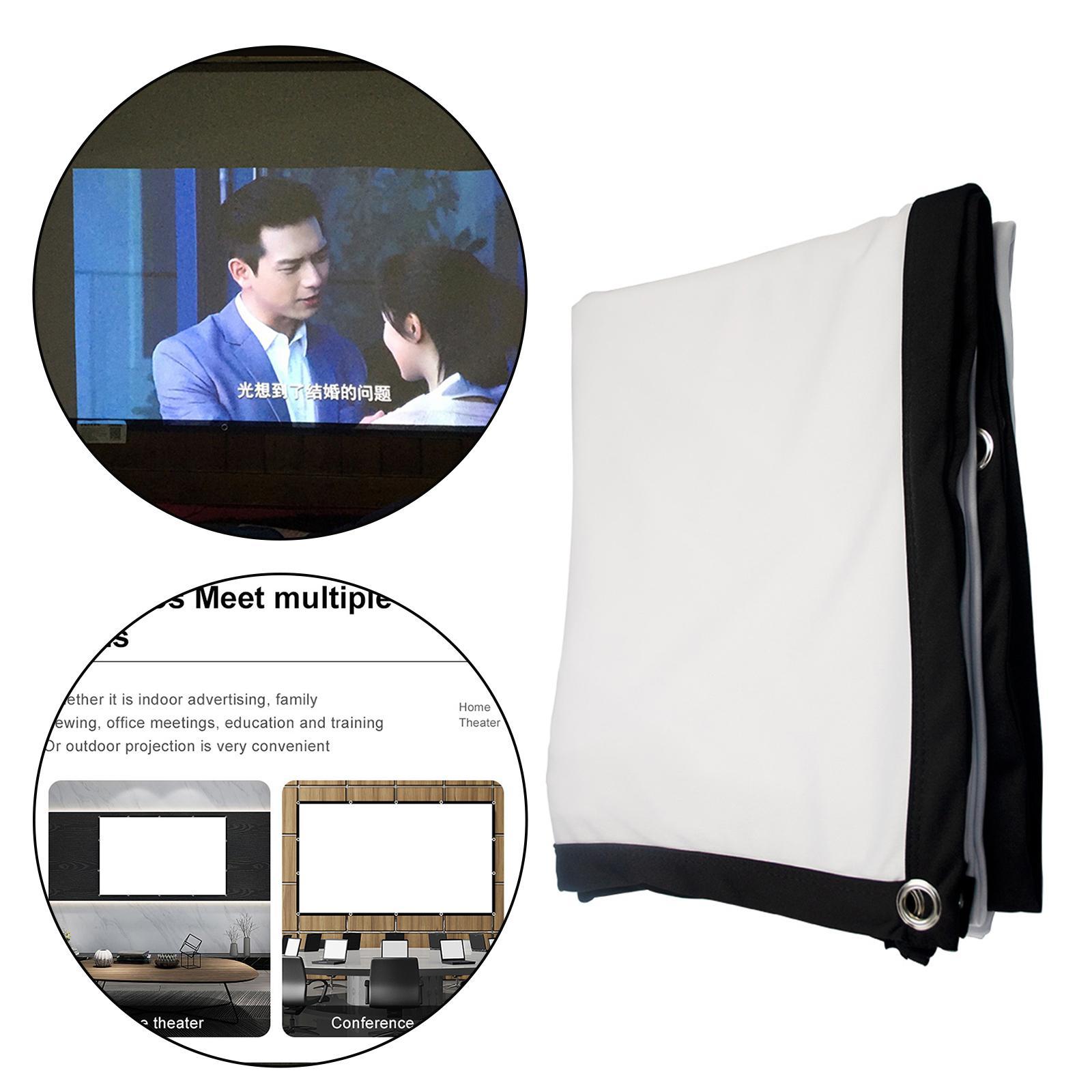 Screen Movie Display Screen 16:9 Foldable for Party