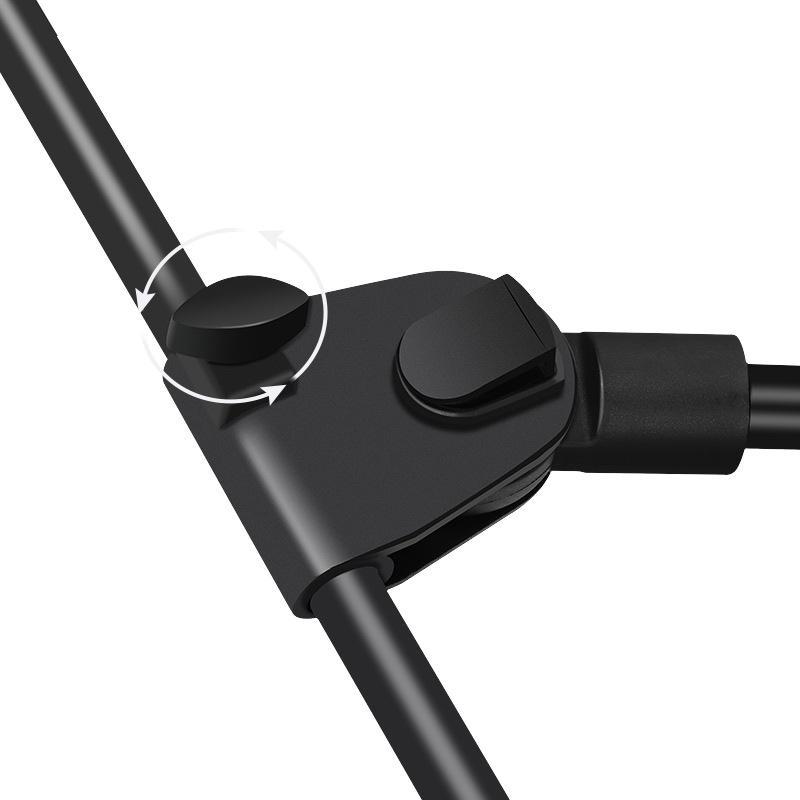 Ưu đãi đặc biệt tăng cường chân đế micro dọc nylon hiệu suất ghi âm ba chân micro đứng sàn micro đứng