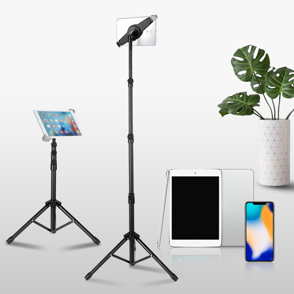 Giá đỡ máy tính bảng bằng hợp kim nhôm có thể mở rộng có thể bảo vệ xoay 360 ° với chiều cao có thể điều chỉnh cho điện thoại 7-12 inch