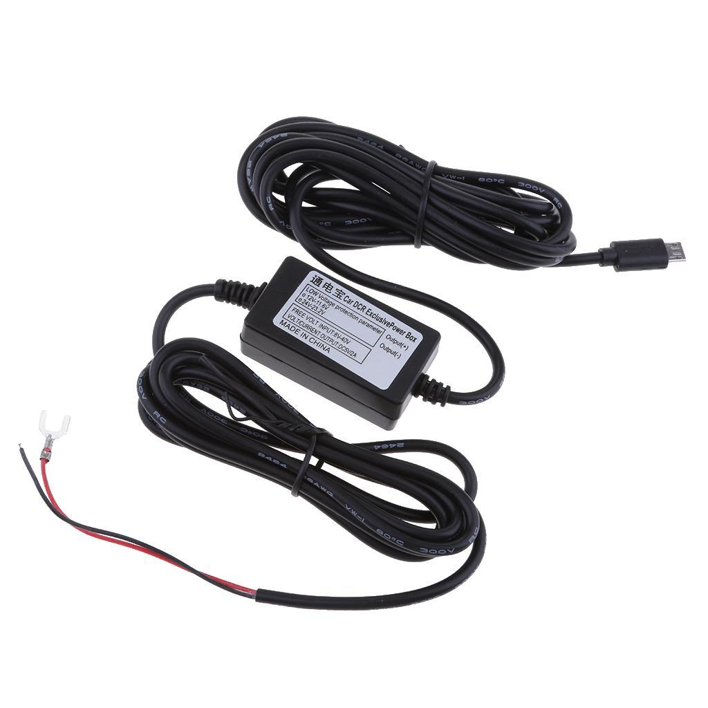 Micro USB 3.5m Power Inverter Converter for Car  DVR