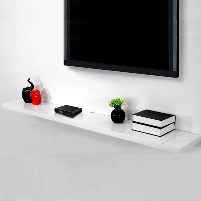 Kệ treo tường Tivi 1 thanh ngang loại Gỗ xanh chống ẩm- Kệ thanh ngang