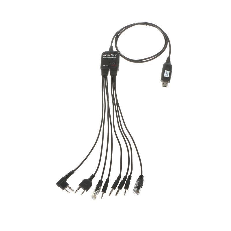 MOTOROLA Dây Cáp Lập Trình USB 8 Trong 1 Cho Baofeng Kenwood TYT QYT