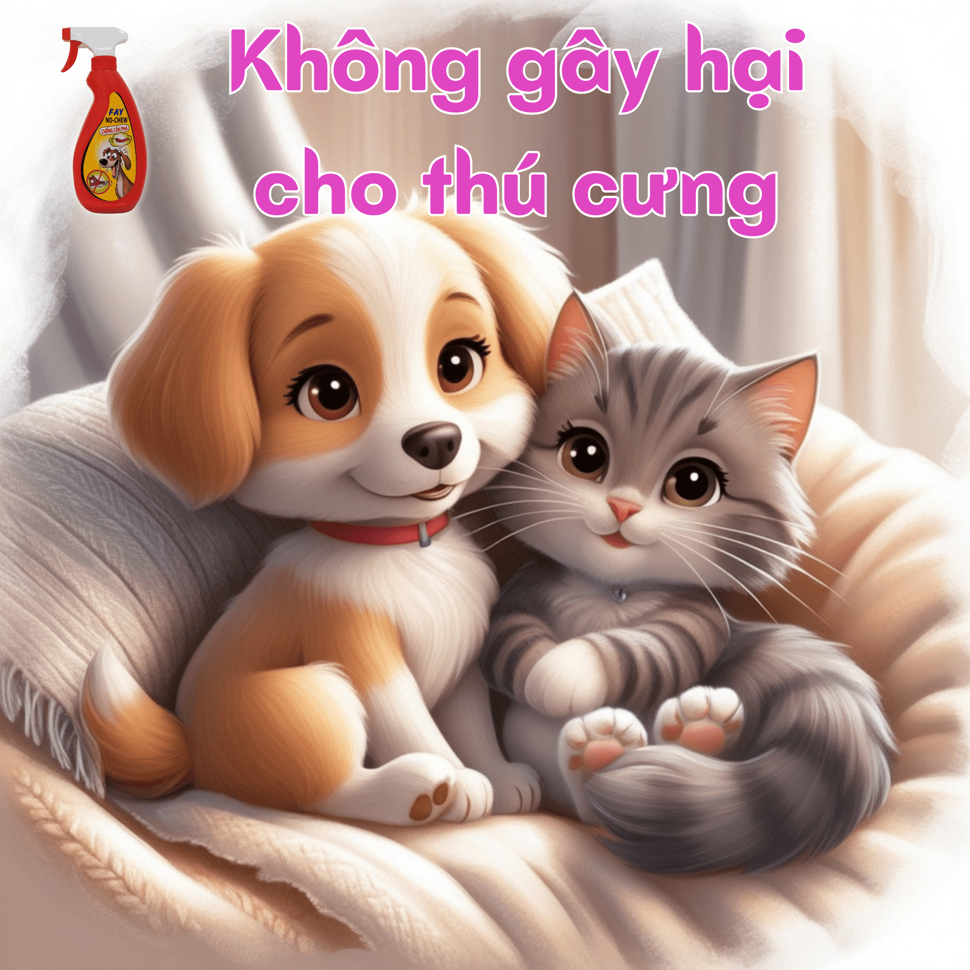 FAY NO-CHEW 300ml – Chống chó mèo cắn phá đồ dùng trong nhà