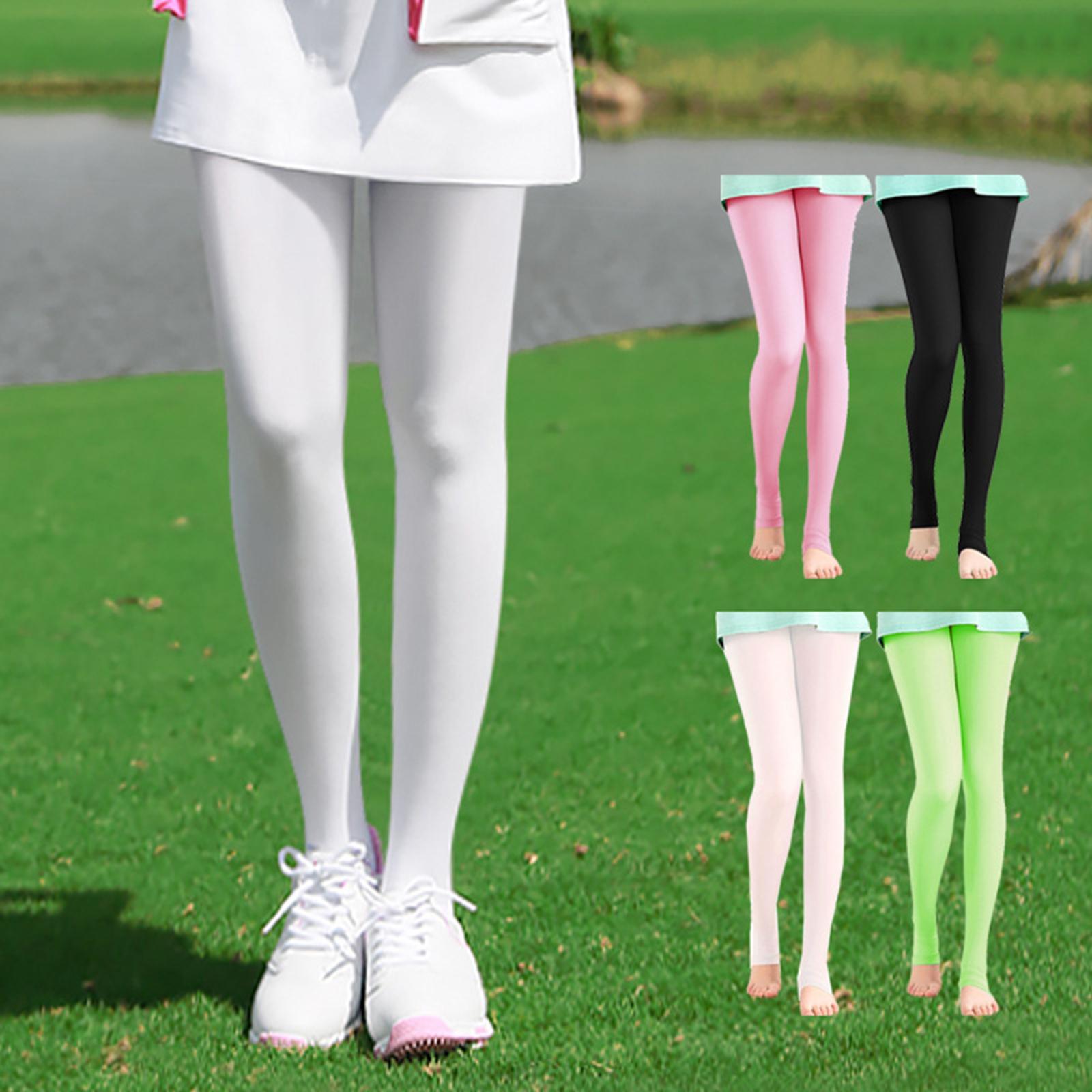Women's Leggings Pants Cool Ice Silk Breathable for Running Golf Tennis Yoga