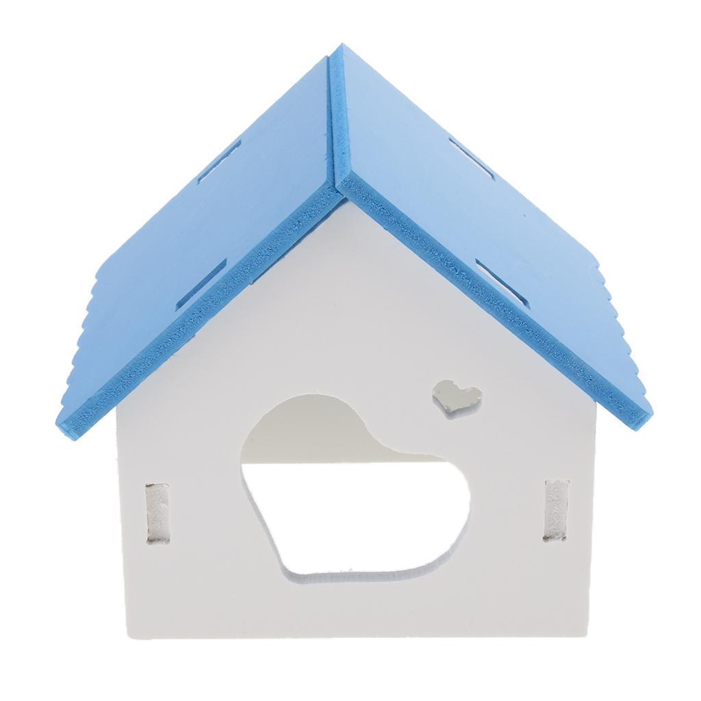 Hamster House Small Animal Hideout Pet  Hamster  Cages pink