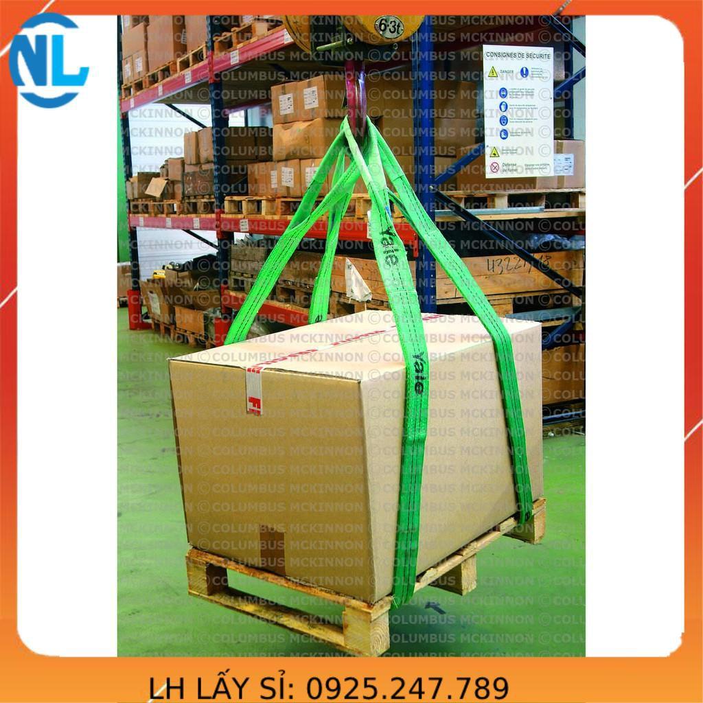 Dây cáp vải cẩu hàng 2 tấn x 8 mét - rộng 5cm