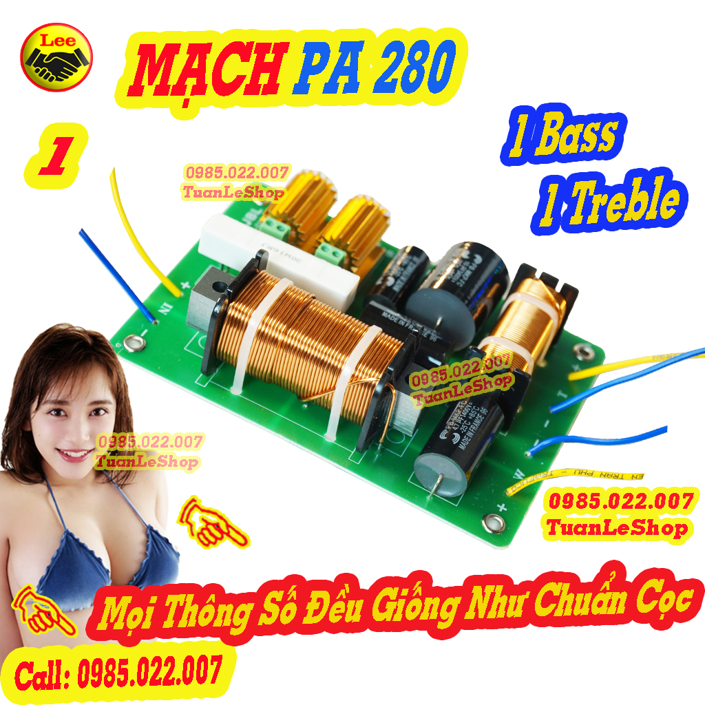 MẠCH PHÂN TẦN 2 LOA JB LPA 280 HÀN DÂY - GIÁ 1 MẠCH LOA JB280 CAO CẤP